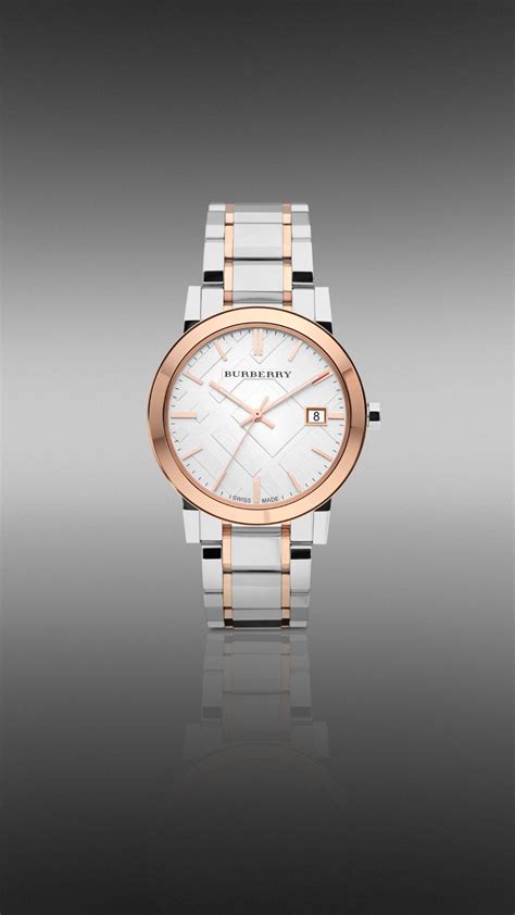 burberry rose gold watch review|beautiful silver gold Burberry watch.